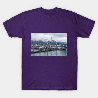 Alaska. Seward. Harbor. T-Shirt